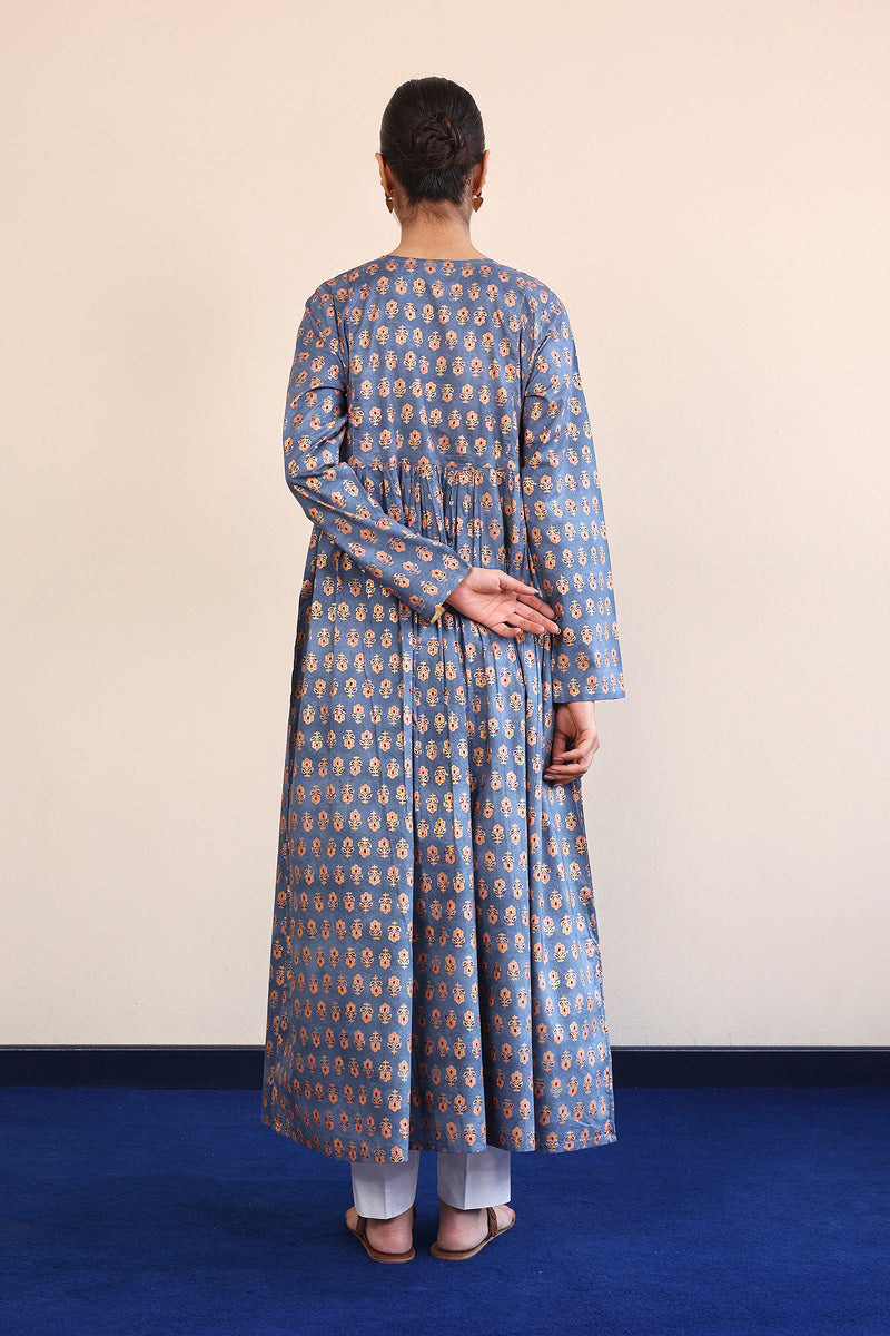 Sunehri Mukaish Dress