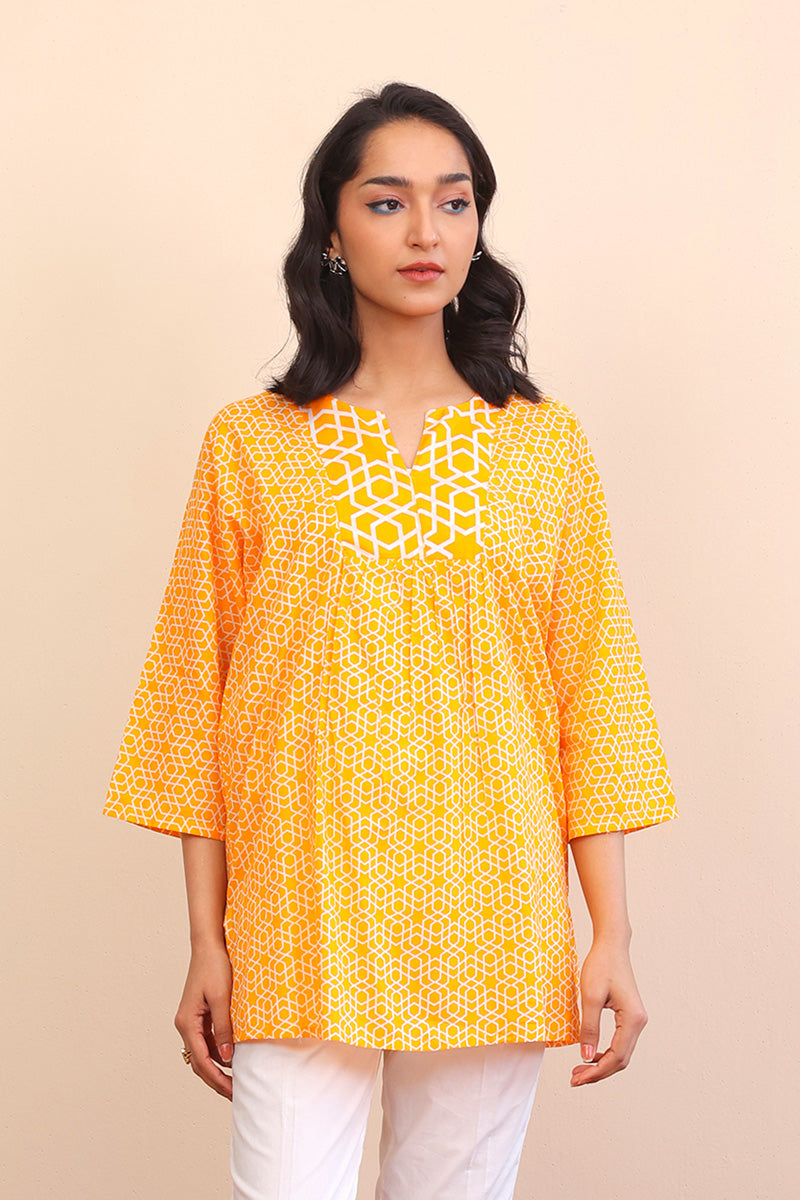 Geometric Kurta