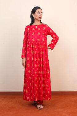 Tarkashi Printed Dress