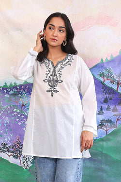 Gul Meena Monochromatic Kurti