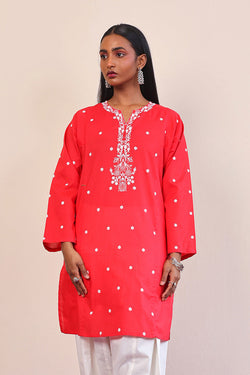 Gul Meena Floral embroidered Kurta