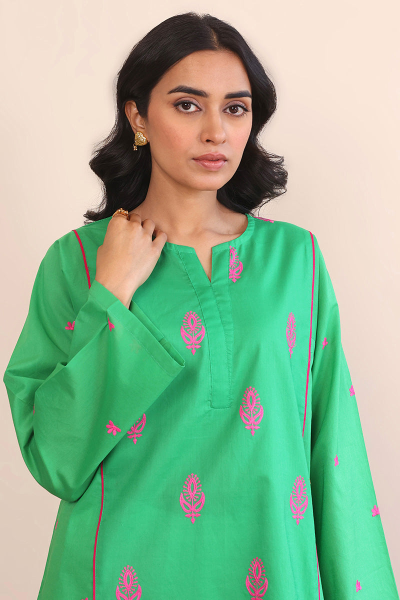 Gul Meena Shamrock Kurti