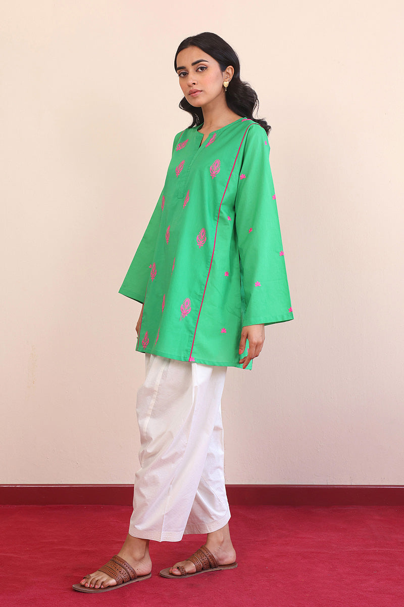 Gul Meena Shamrock Kurti