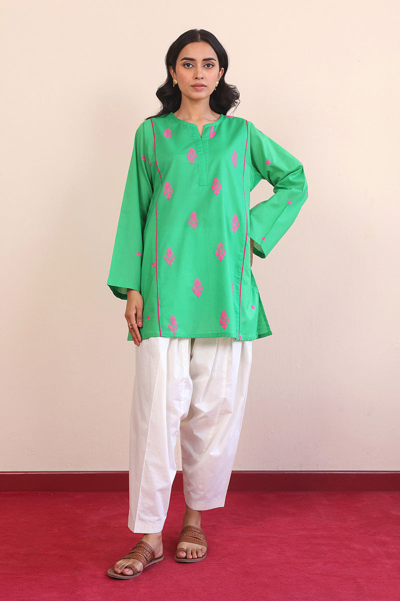 Gul Meena Shamrock Kurti