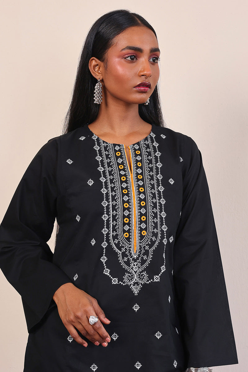 Gul Meena Geometric Kurti