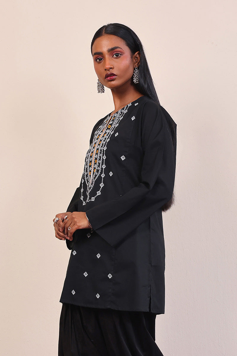 Gul Meena Geometric Kurti