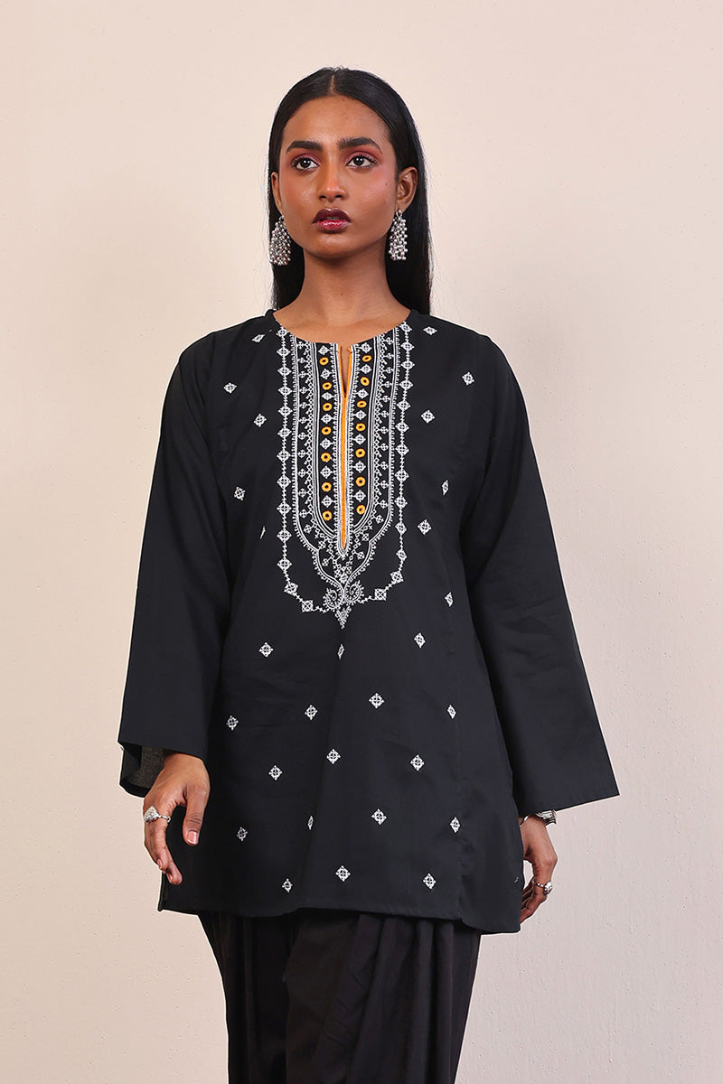 Gul Meena Geometric Kurti