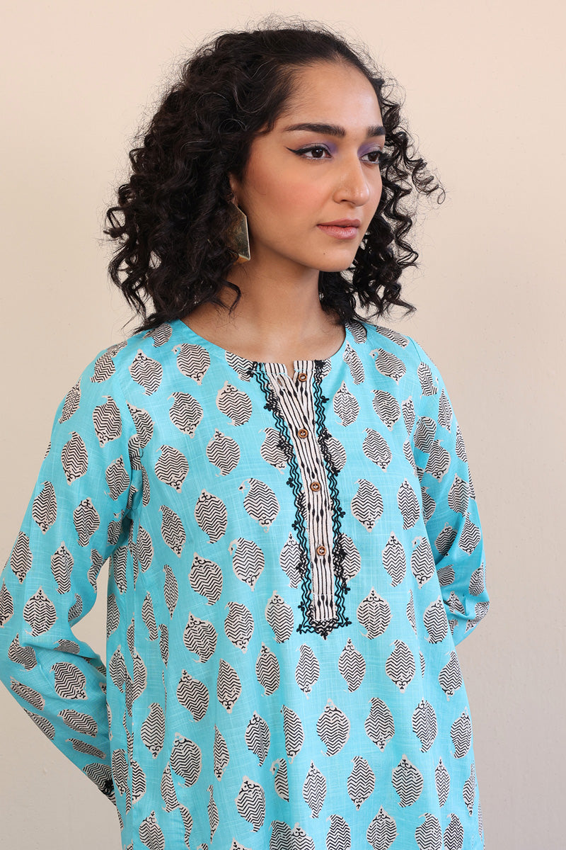 2- Piece Paisley Block