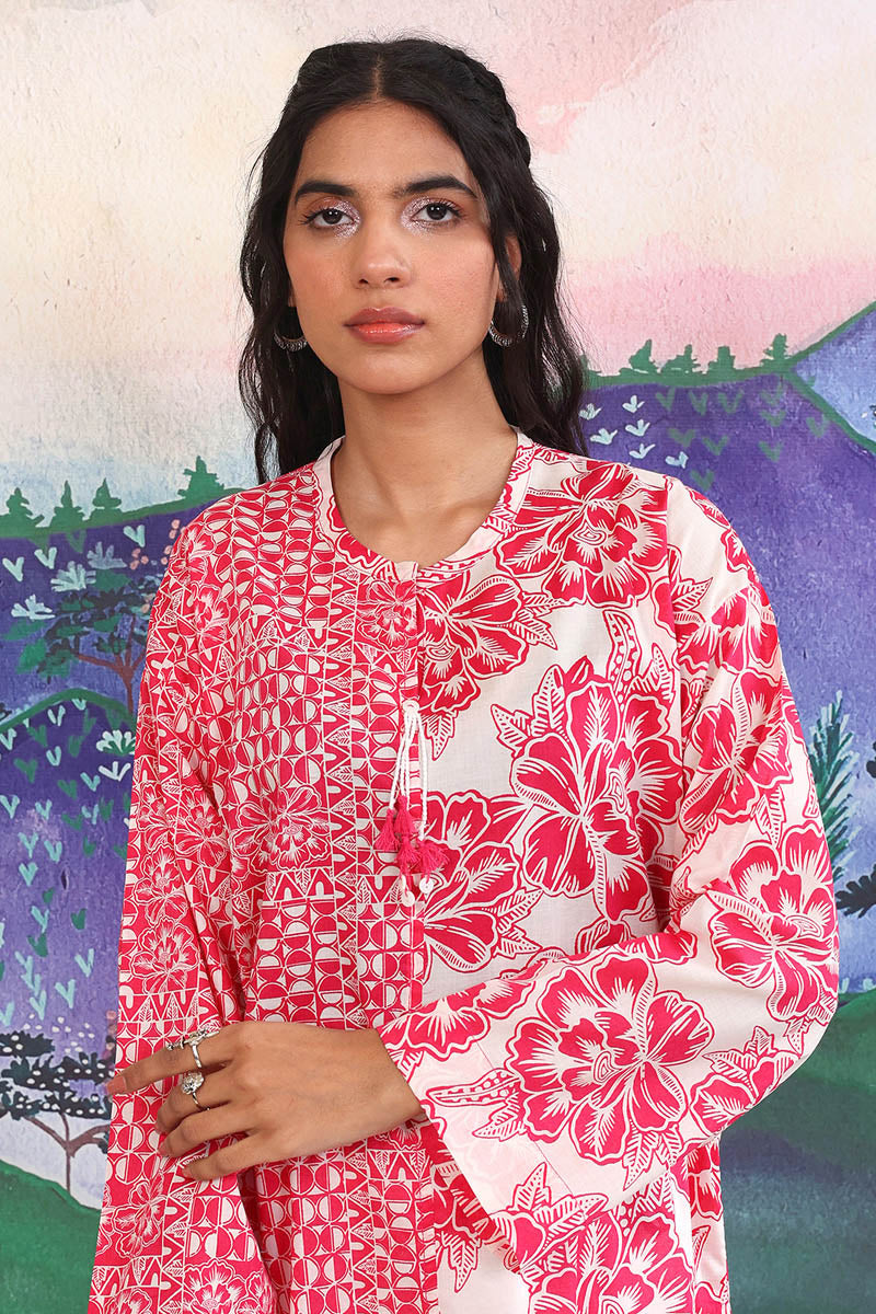 Linocut Boxy Kurta