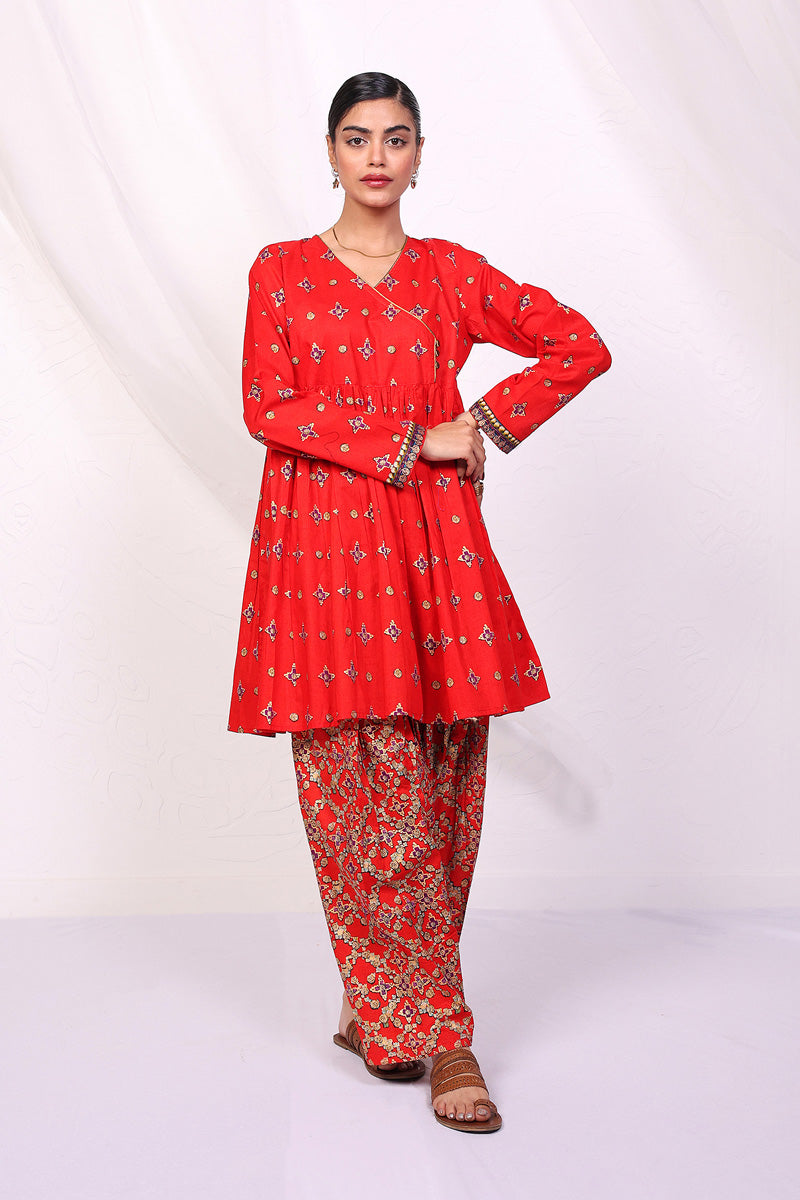 Zarnigar Scarlet 2-Piece