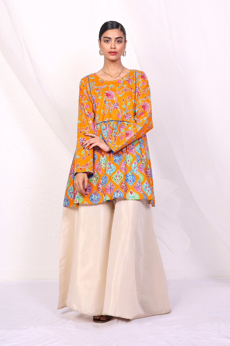 Kani Print blocked Top