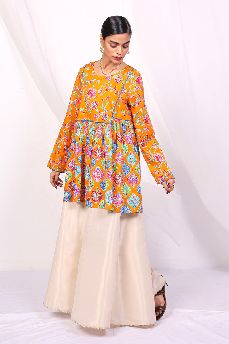 Kani Print blocked Top