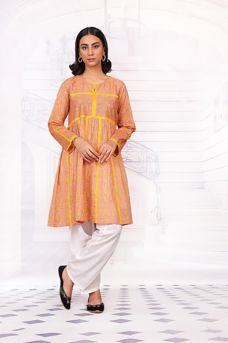 Carnation Stacked Kameez