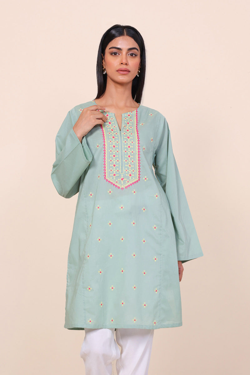 Gul Meena Seafoam Kurta