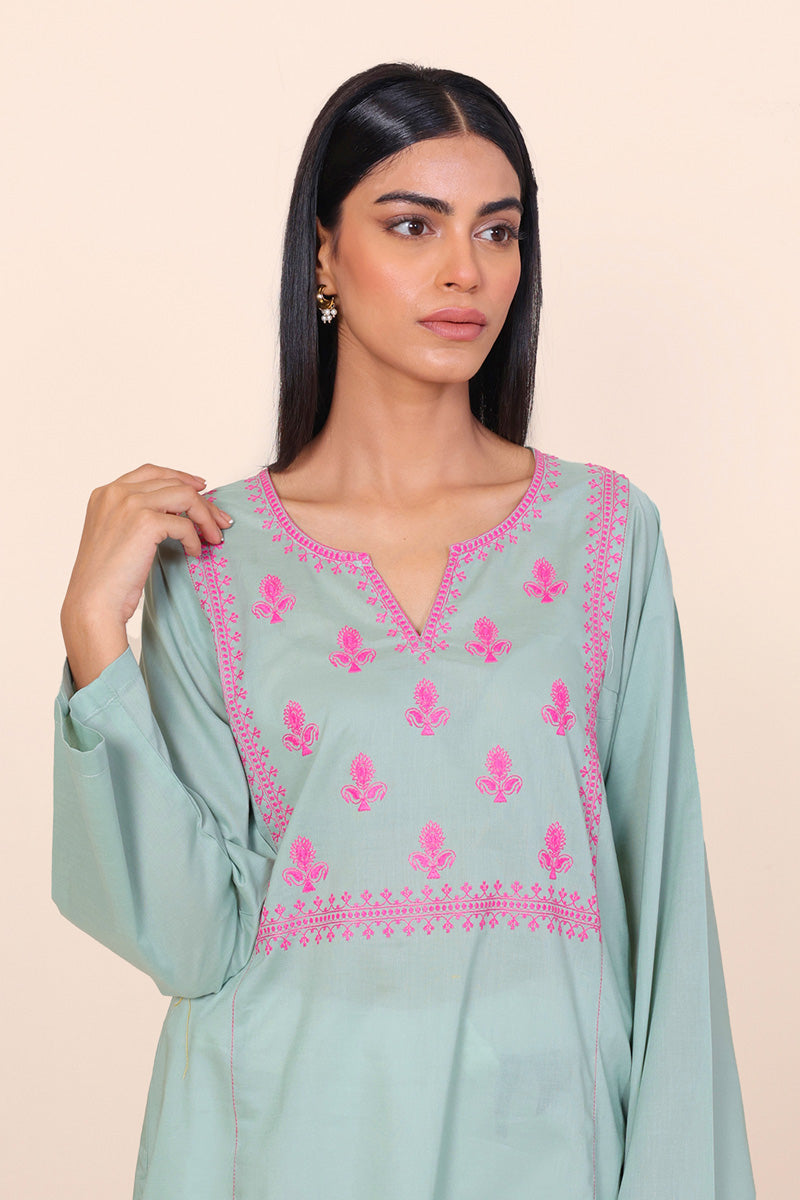 Gul Meena Seafoam Kurta