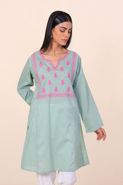 Gul Meena Seafoam Kurta