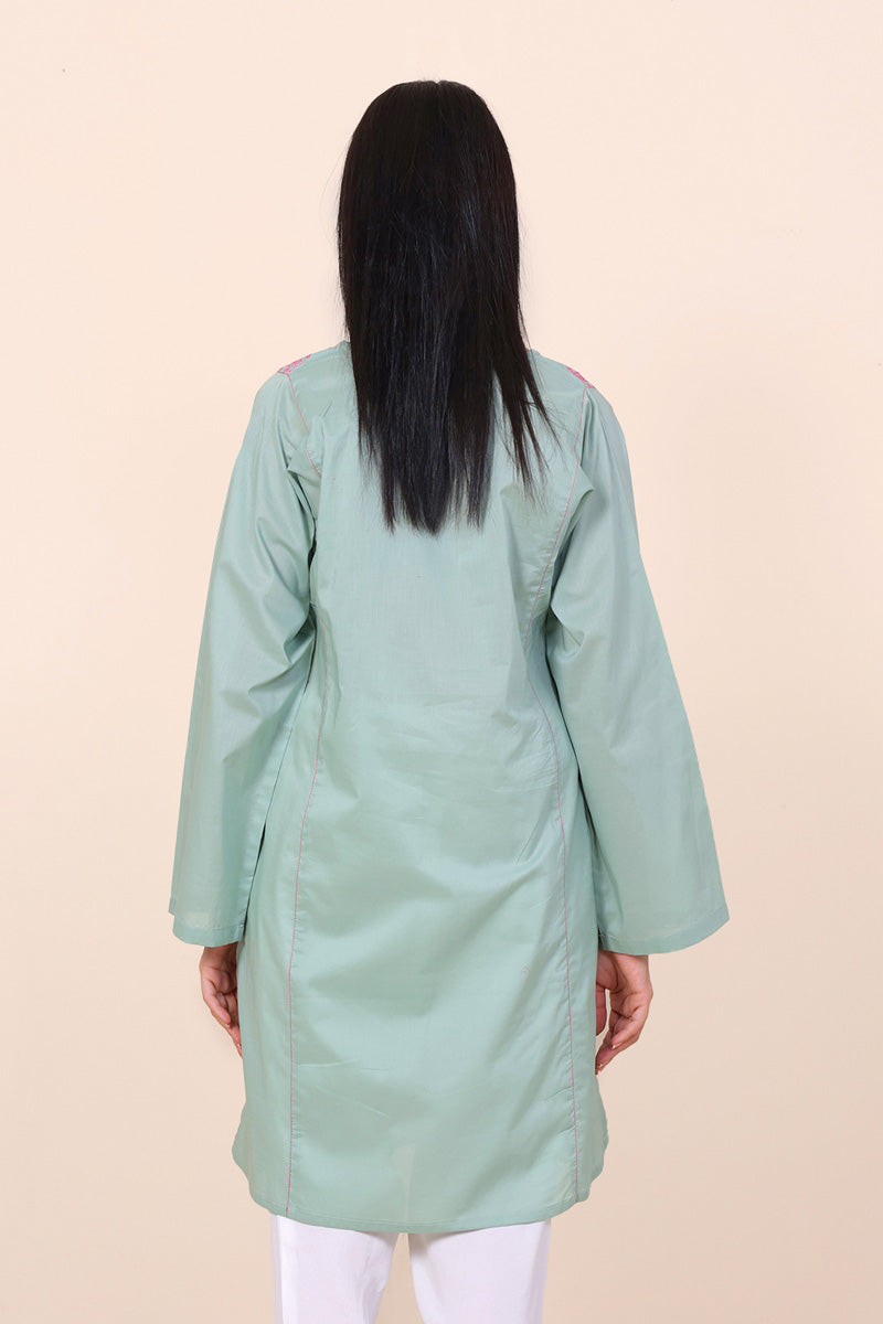 Gul Meena Seafoam Kurta