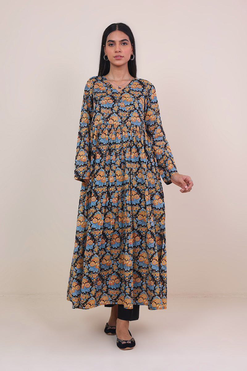 Rumaal Flared Dress