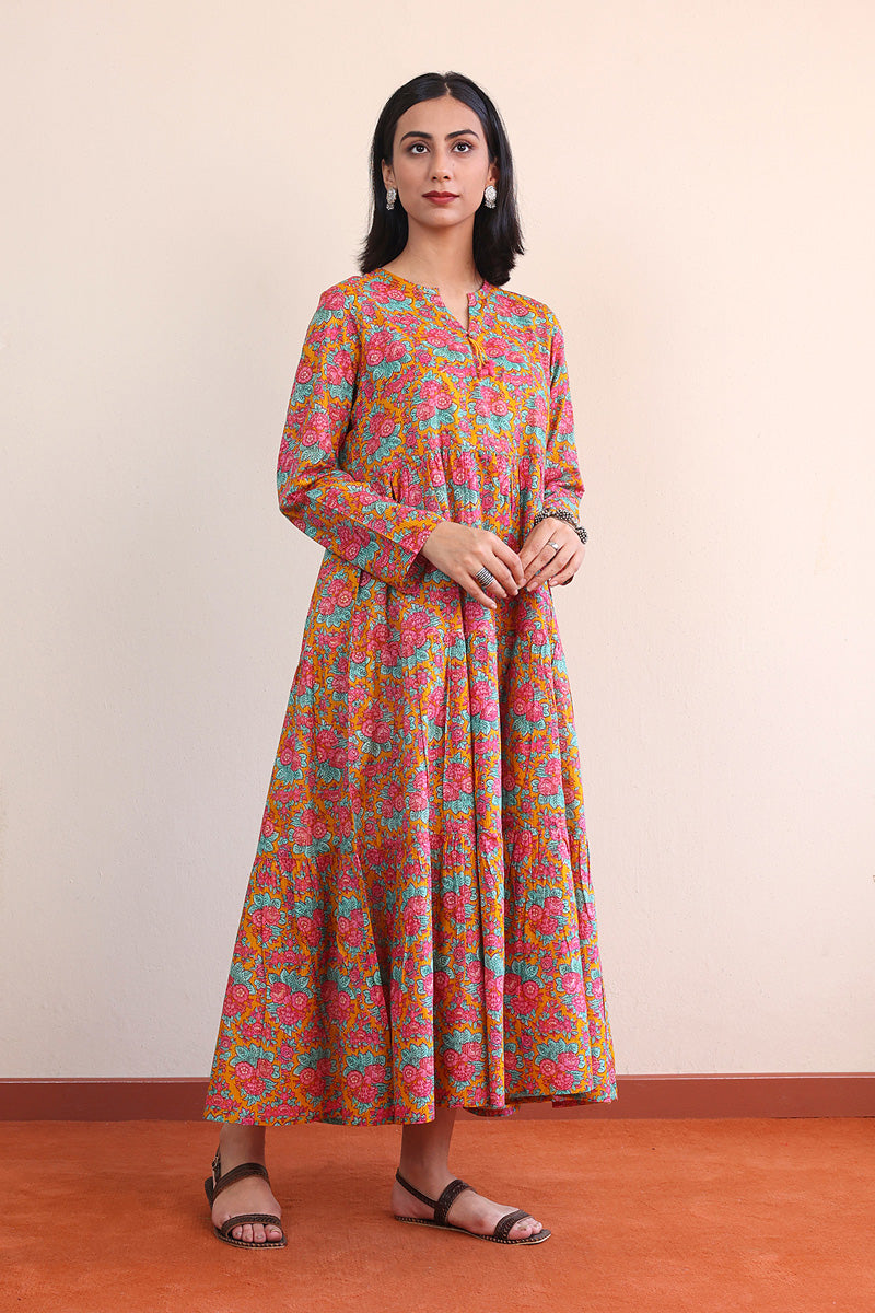 Rumaal Tiered Dress