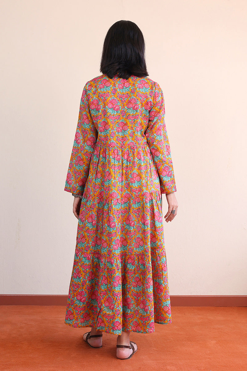 Rumaal Tiered Dress