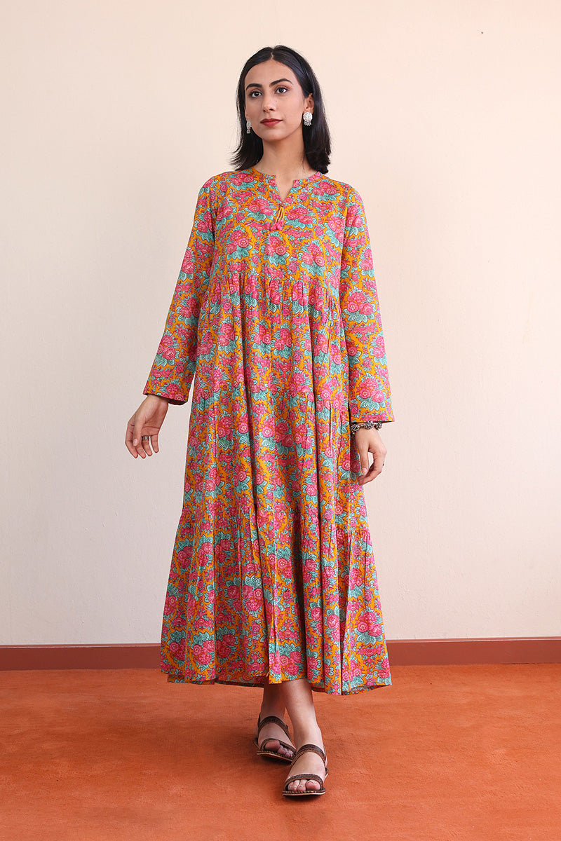 Rumaal Tiered Dress