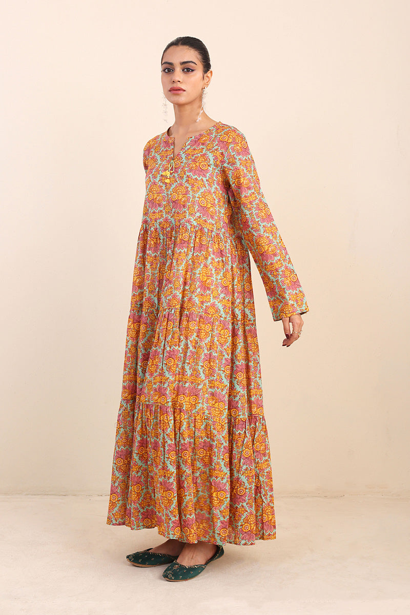 Rumaal Tiered Dress