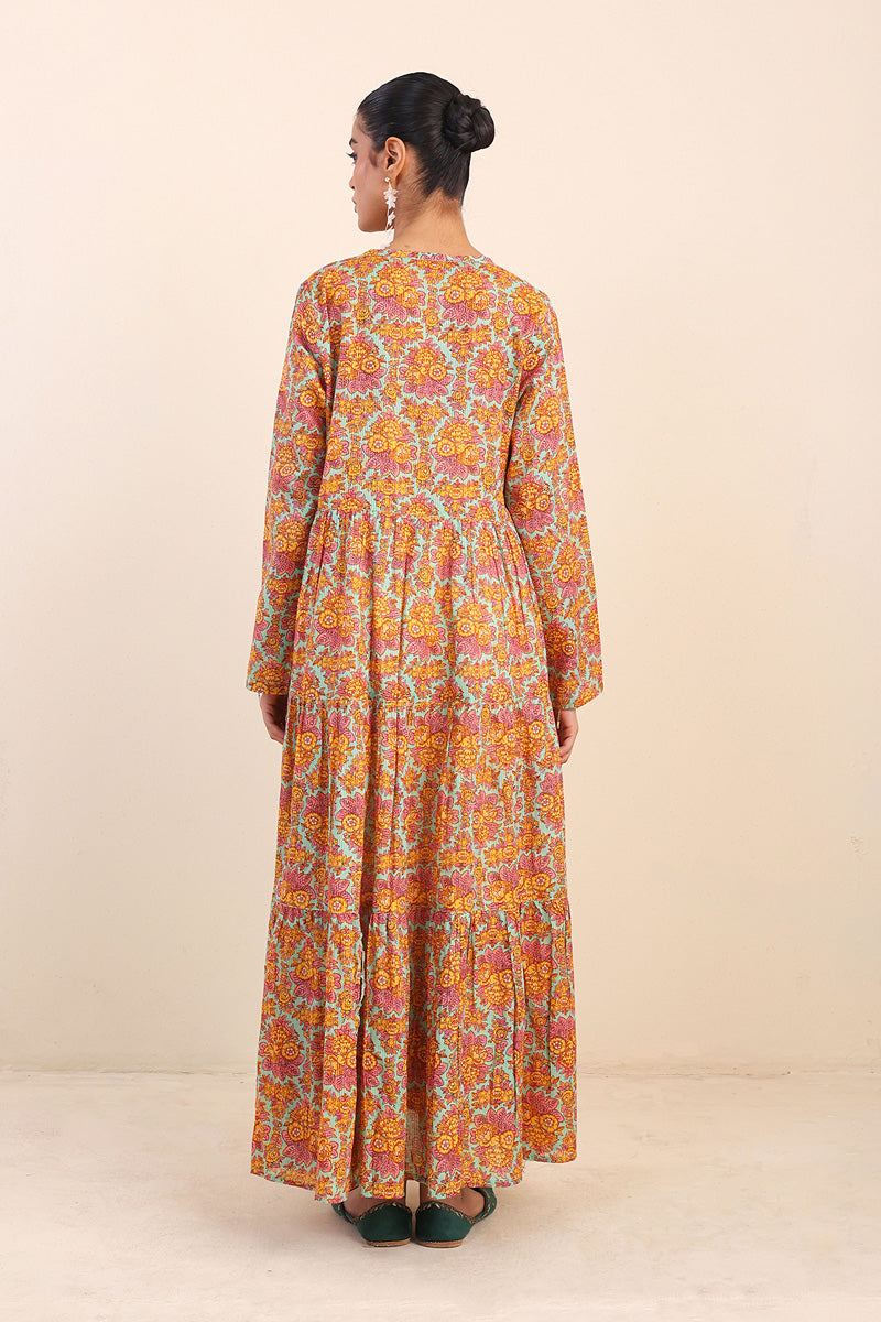 Rumaal Tiered Dress