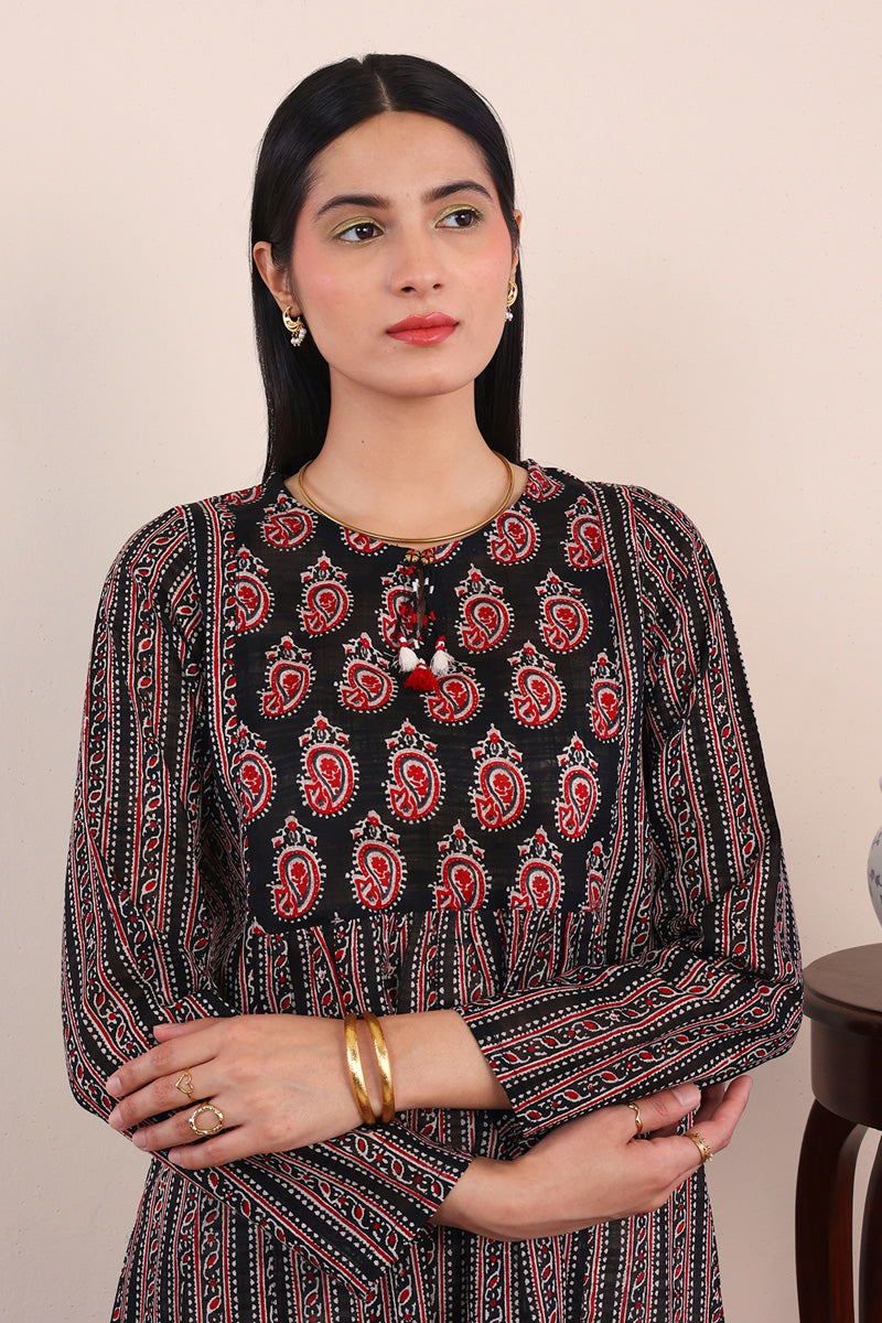 Ajrak Block Top