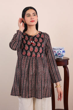 Ajrak Block Top