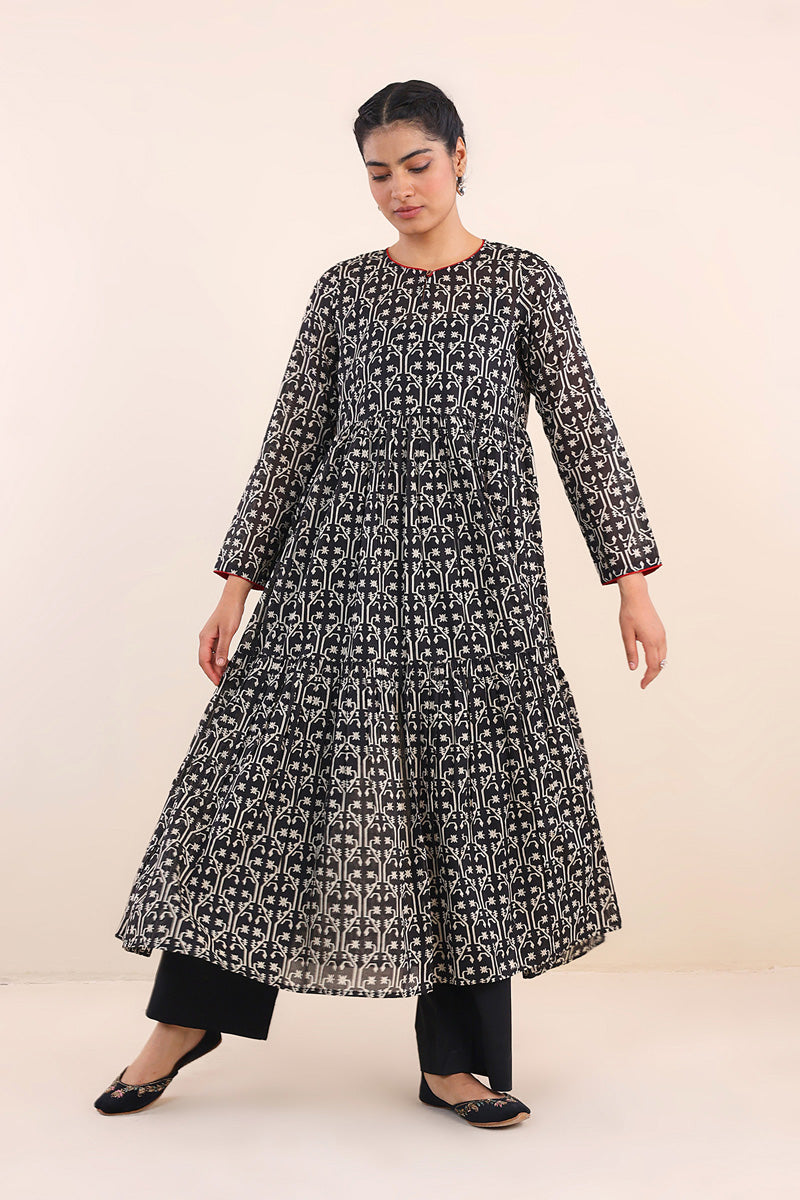 Dhakai Tiered Dress