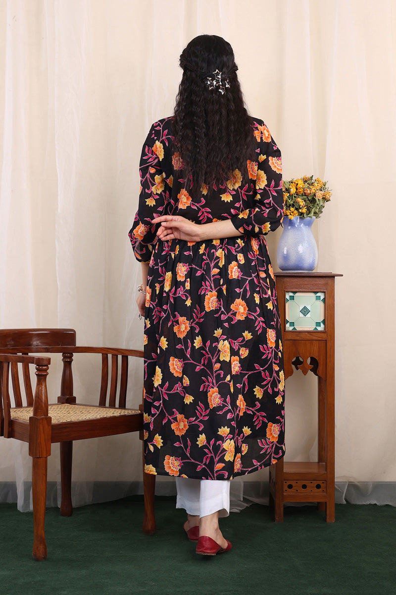 Thai Batik Printed Dress