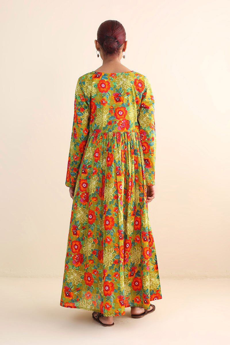 Naaz Bib Neckline Dress