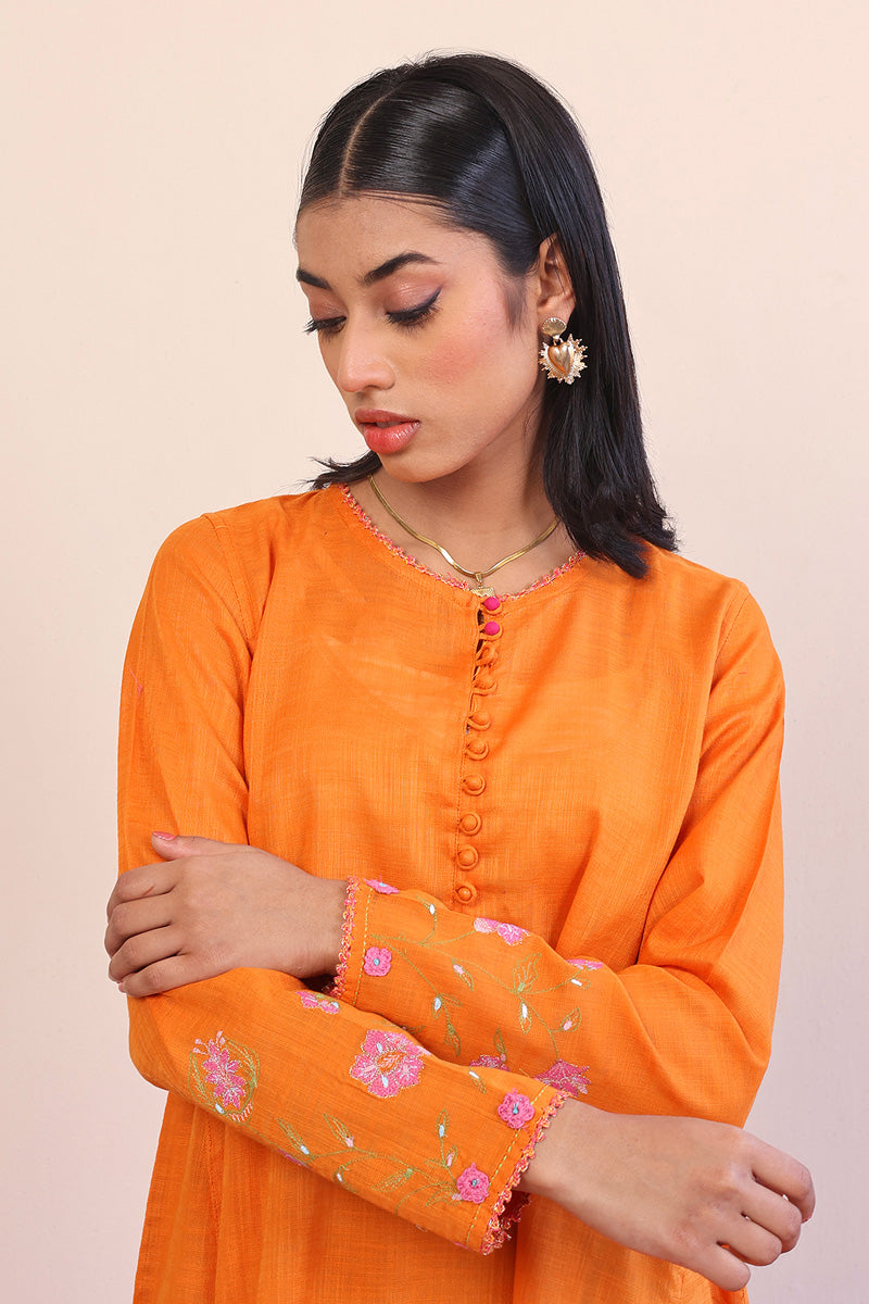 Sunehri Phool Embroidered Shirt