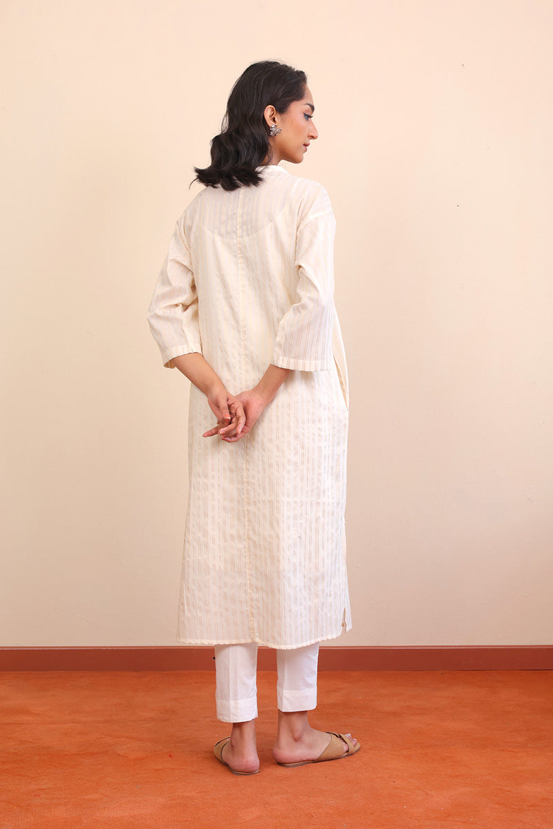 Peacock Boxy Kurta