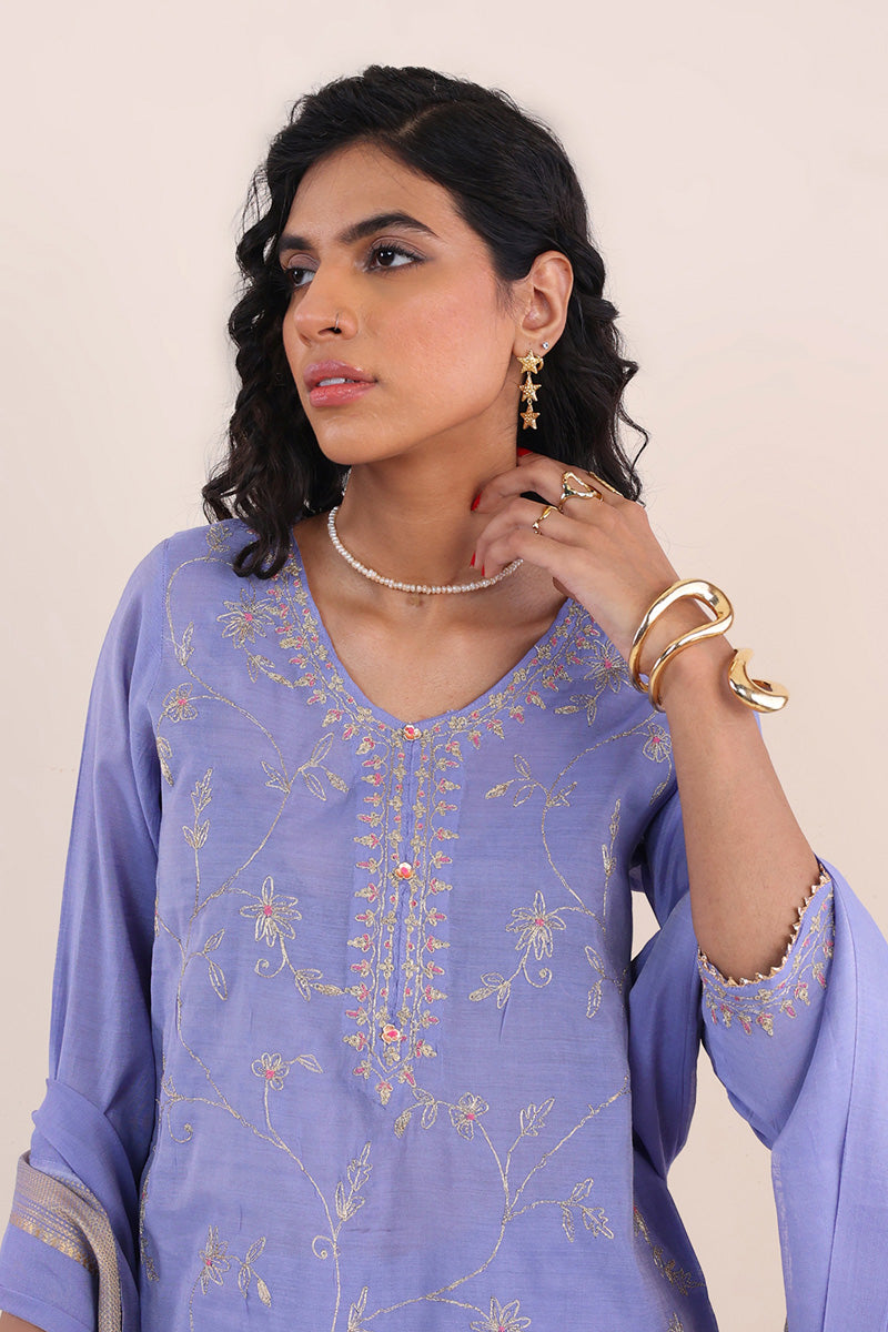 Shehzaadi Lavender Suit