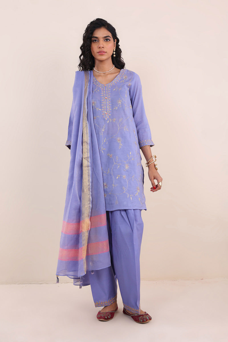 Shehzaadi Lavender Suit