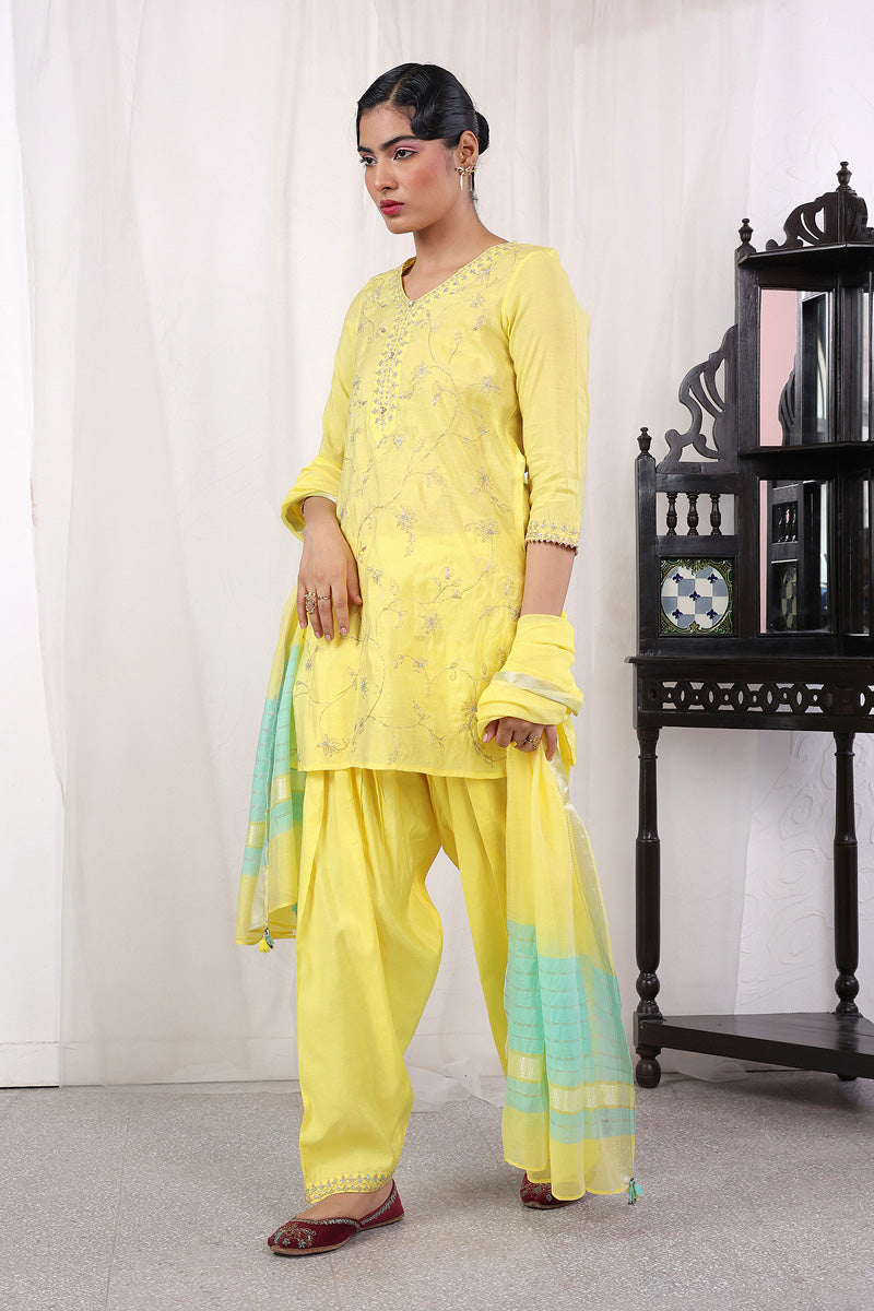 Shehzaadi Zard Bahari Suit