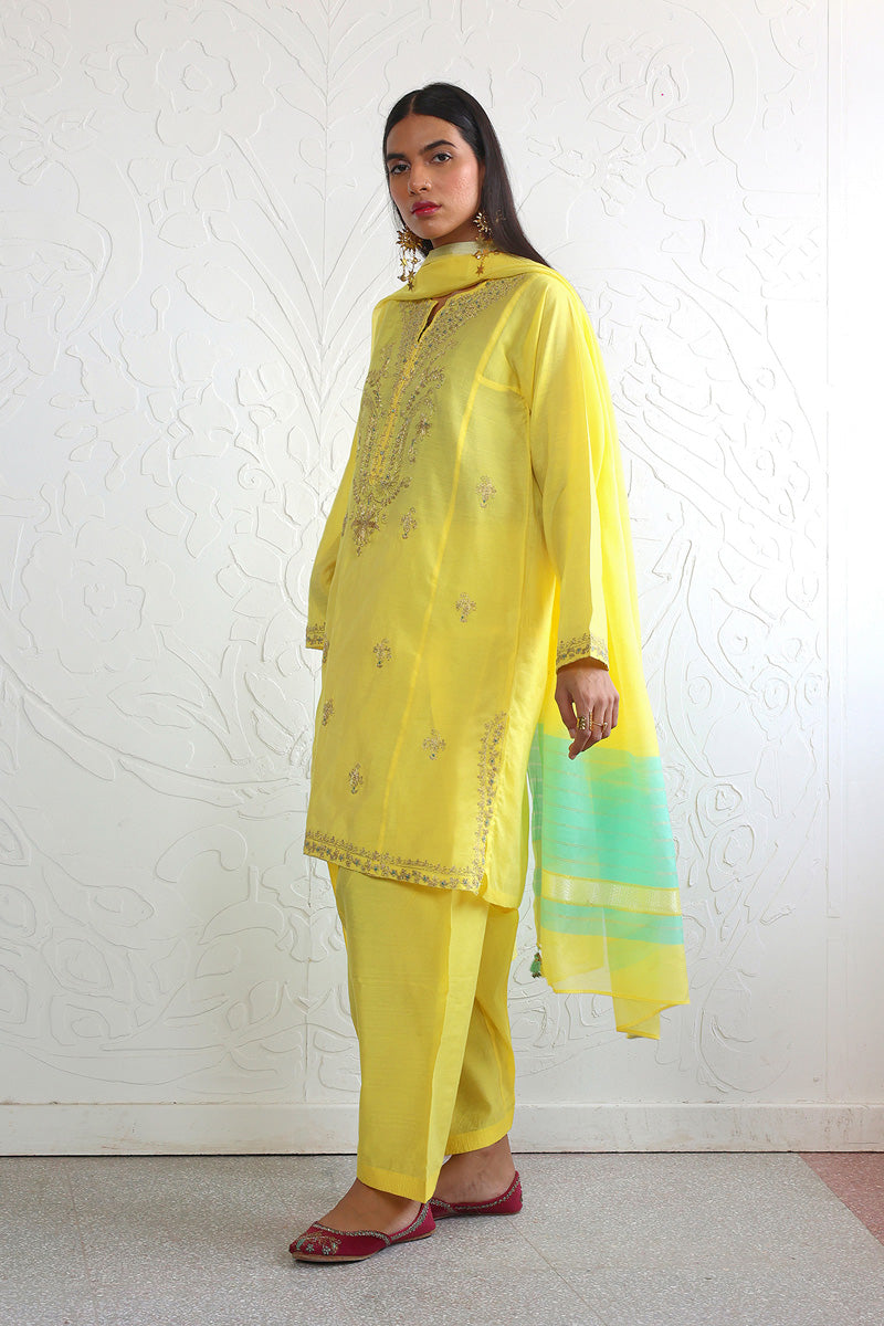 Shehzaadi Embroidered Suit