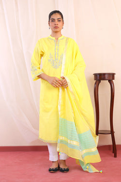 Shehzaadi Chanderi Blend Suit