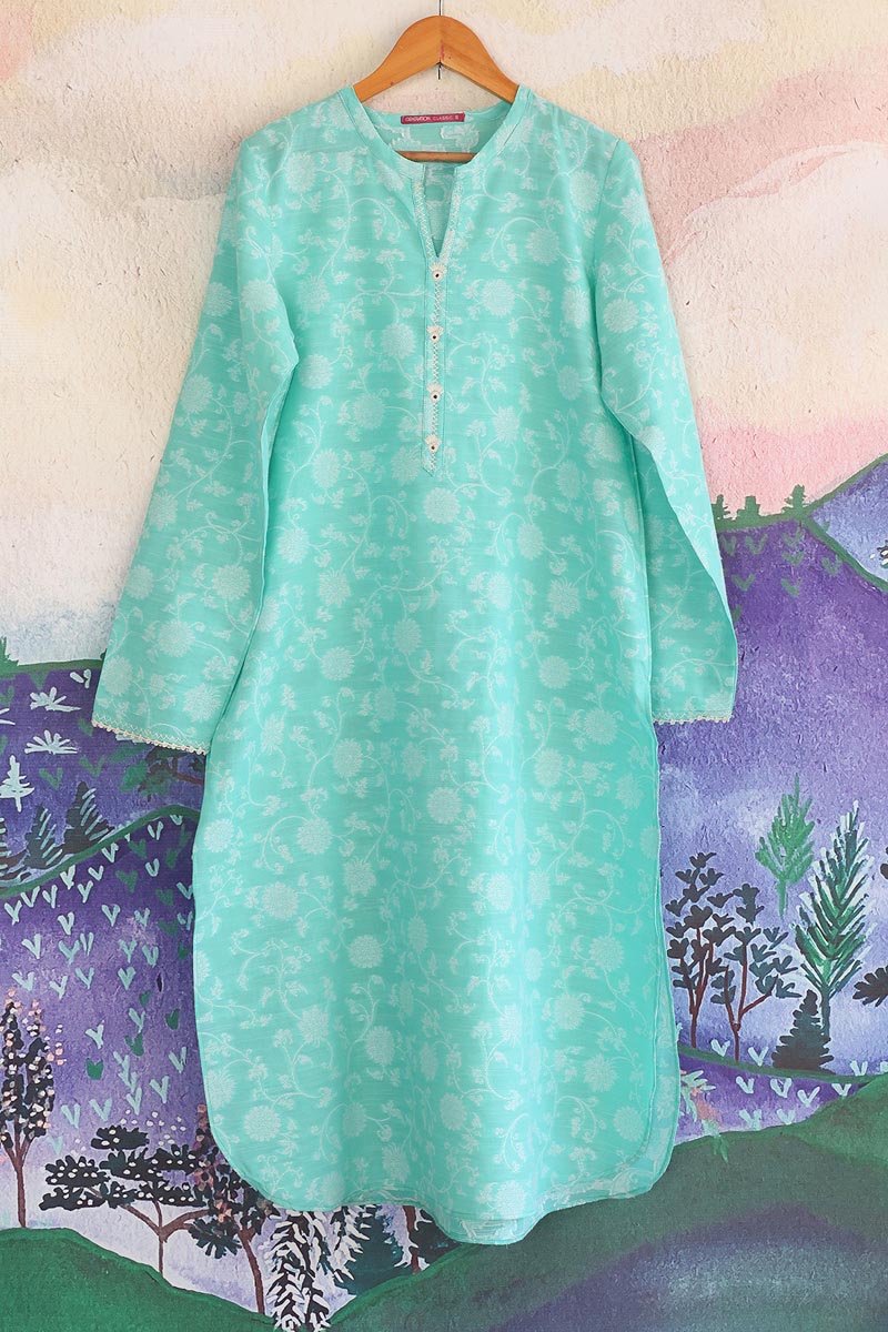 Breezy Blues SeaFoam Kurta