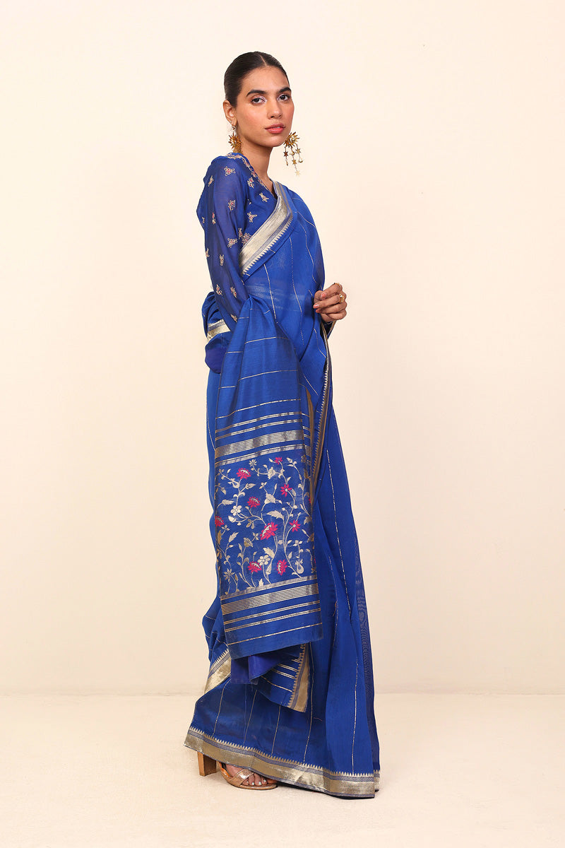 Pathani Peekaboo Saree