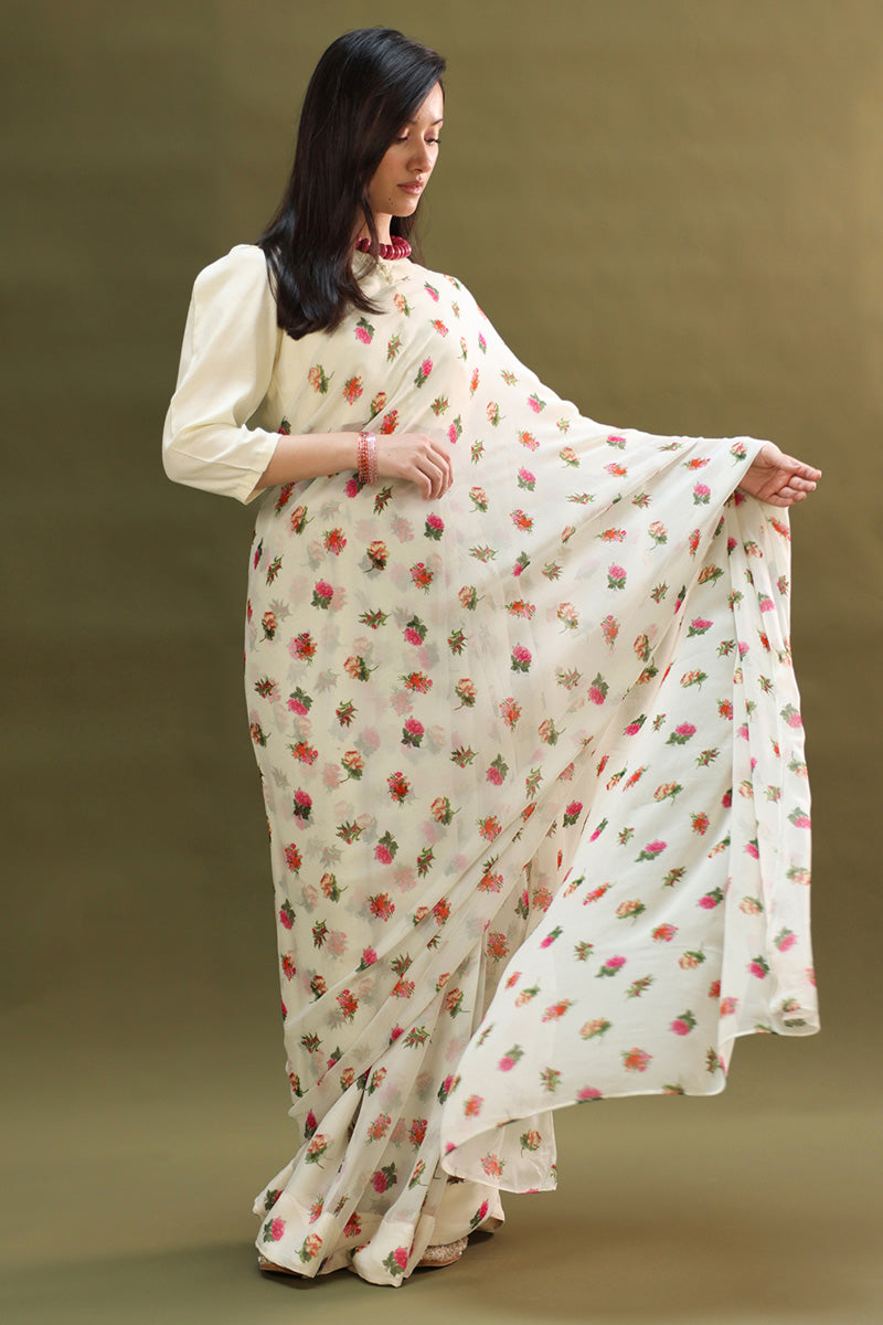 Gulab Jaal Saree