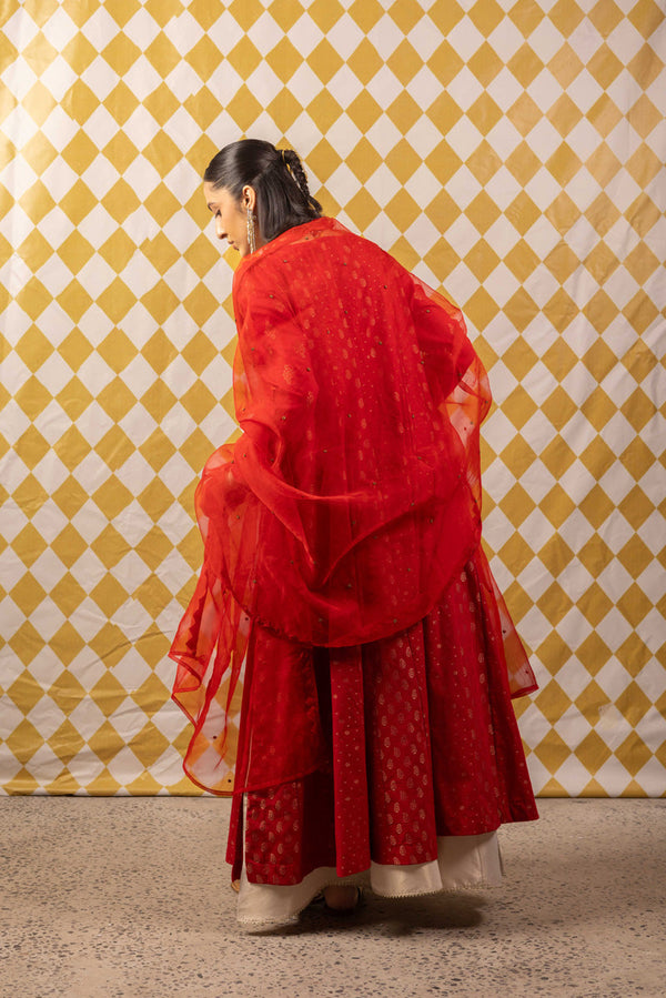 Threads of History Tasseled Dupatta