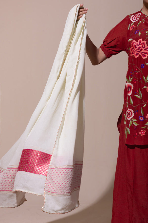 Jacquard Gleam Dupatta