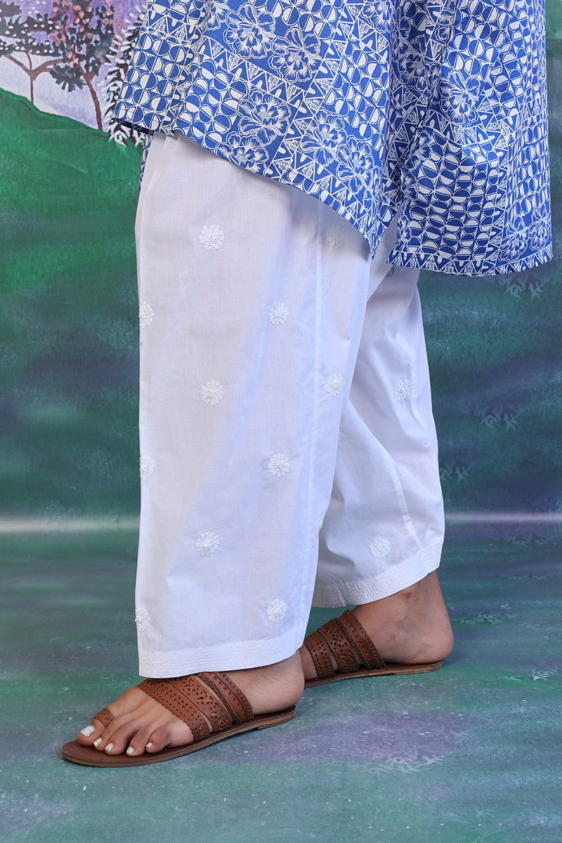 N K R Embroidered Shalwar