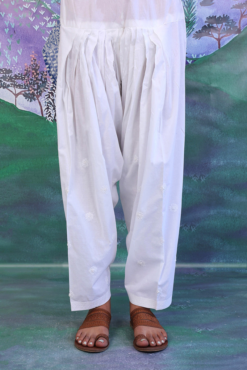 N K R Embroidered Shalwar