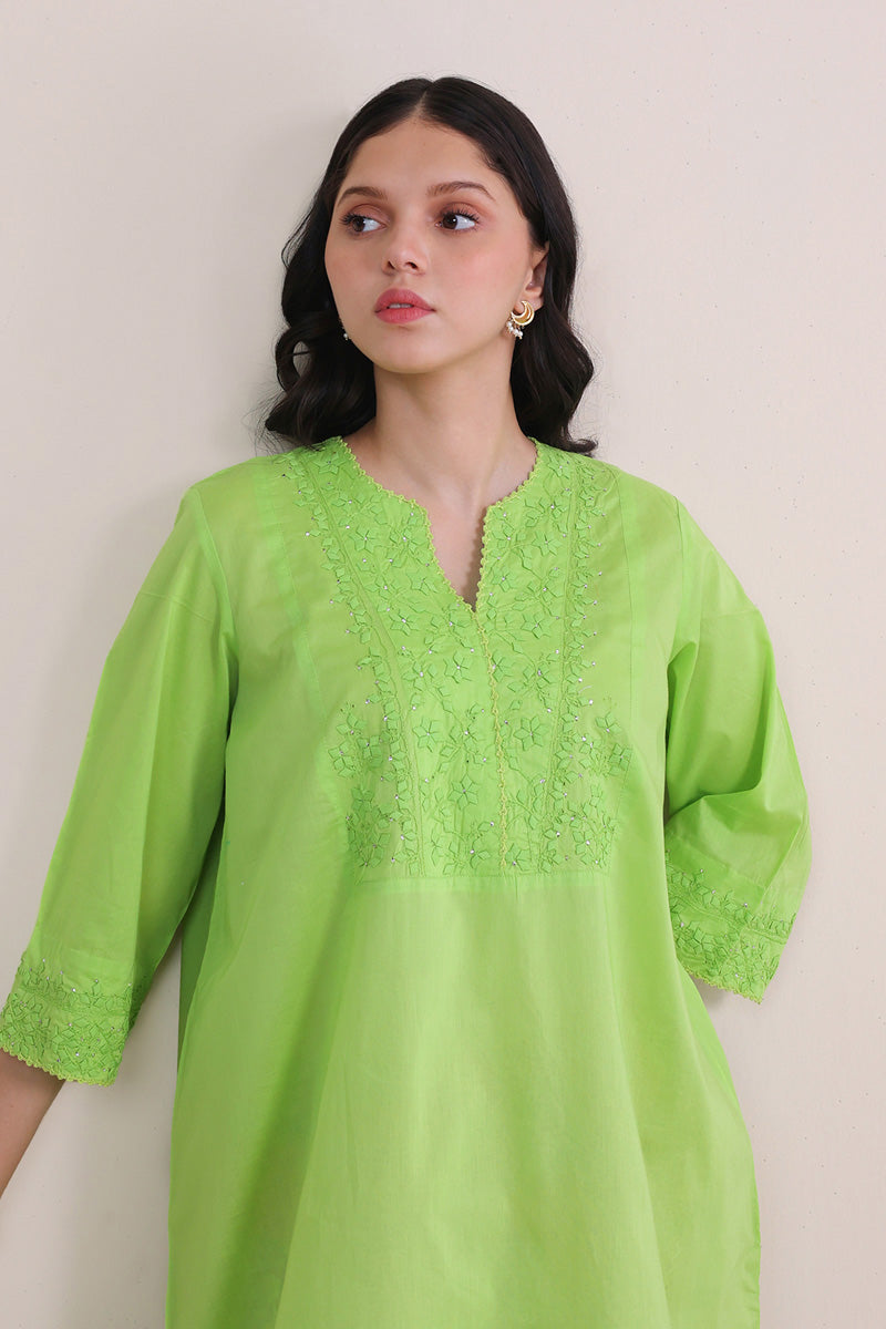 Rung E Bahaar Hand Embroidered Kurta