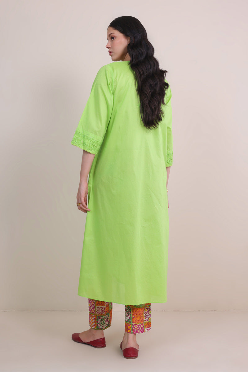 Rung E Bahaar Hand Embroidered Kurta