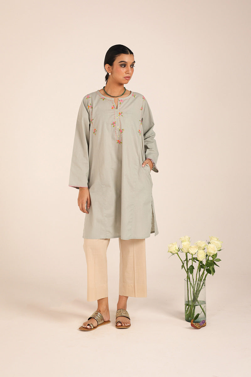 Spring Florets Lustrous Kurta