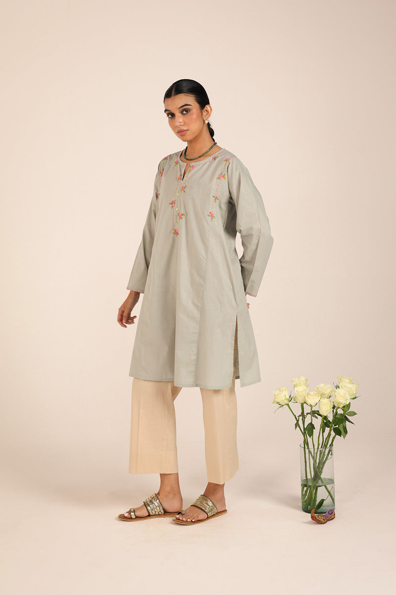 Spring Florets Lustrous Kurta